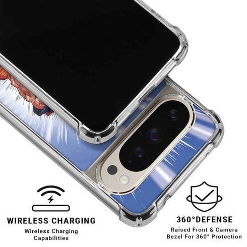 Dragon Ball Z Goku Kamehameha Blast Google Pixel 9/9 Pro Clear Case